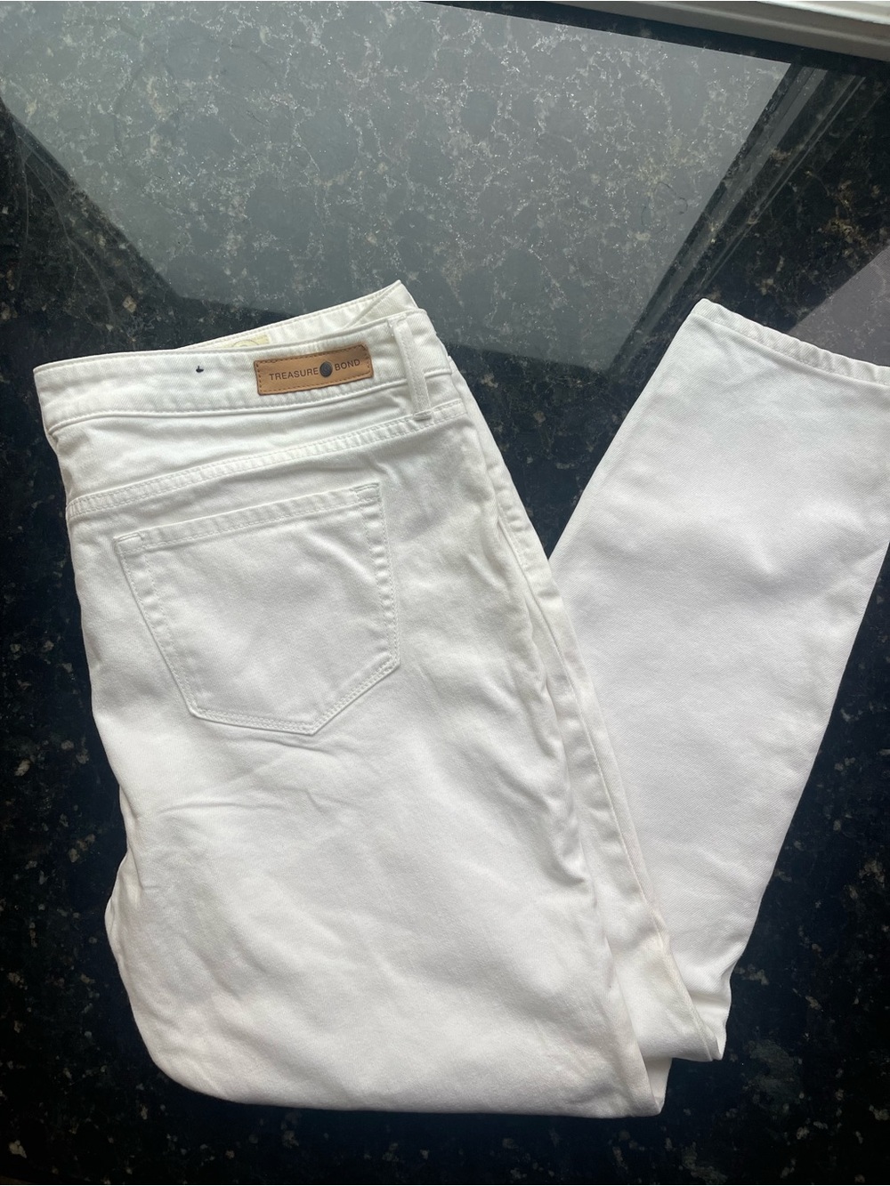 Treasure & Bond Skinny White Jeans